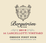 Bergstrom "De Lancelotti Vineyard" Pinot Noir 2010