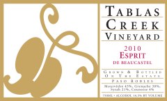 2010 Tablas Creek "Espirit de Beaucastel"