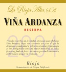 La Rioja Alta Rioja Vina Ardanza Reserva