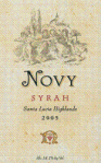 Novy Syrah Santa Lucia Highlands