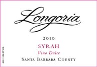 2010 Longoria Syrah "Vino Dulce" Santa Barbara County