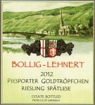 2012 Bollig-Lehnert Piesporter Goldtropfchen Riesling Spatlese