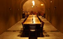 Cave and tasting room at Thomas George Winery