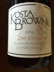 2012 Kosta Browne "116" Chardonnay Russian River Valley