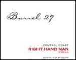 Barrel 27 "Right Hand Man" Central Coast Syrah