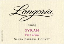 2009 Longoria "Vino Dulce" Syrah Port